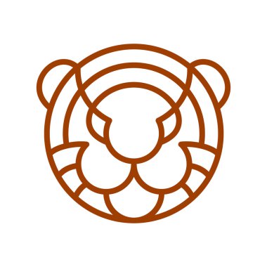 Kaplan soyut vektör logosu veya simge şablonu, imzası veya sembolü.