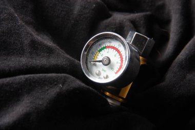 Arka plan teknolojisi üzerindeki Buhar Basıncını Ölçmek için Rüzgâr Ölçeği birim çubuğu Vintage Skalası