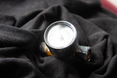 Arka plan teknolojisi üzerindeki Buhar Basıncını Ölçmek için Rüzgâr Ölçeği birim çubuğu Vintage Skalası