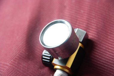 Arka plan teknolojisi üzerindeki Buhar Basıncını Ölçmek için Rüzgâr Ölçeği birim çubuğu Vintage Skalası