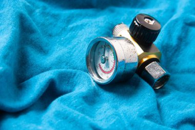 Arka plan teknolojisi üzerindeki Buhar Basıncını Ölçmek için Rüzgâr Ölçeği birim çubuğu Vintage Skalası