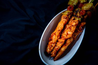 Barbekü Tavuk Yemek Soslu Barbekü