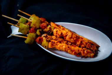 Barbekü Tavuk Yemek Soslu Barbekü