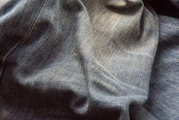 Jeans Blu Jean Tessuto Texture Sfondo Classic Jeans Texture Blue — Foto Stock