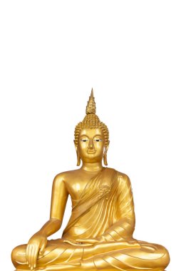 Buddha golden you from nature stone ancient ancient times clipping part