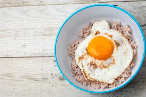 Street Food Fried Egg Fried Egg Oil Free Fried Egg — Stockfoto