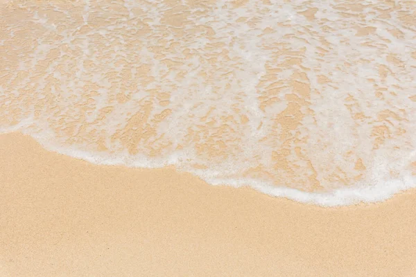 Las Olas Del Mar Burbujas Playa Arena — Foto de Stock