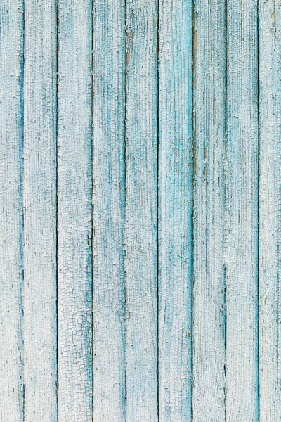 Light Blue Painted Wooden Planks Vertical Background Rough Texture Old — 图库照片