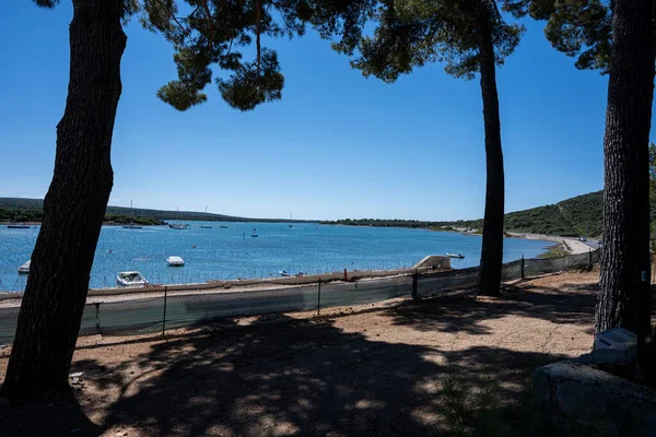 Picture Osor Bay Taken Canal Separating Cres Losinj Islands Adriatic — Photo