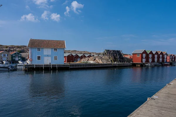 Settembre 2021 Smogen Svezia Tradizionale Architettura Svedese Della Costa Occidentale — Foto Stock