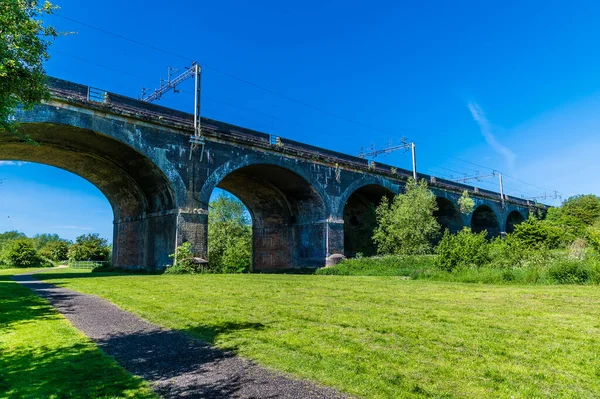 View Fourteen Arches Viaduct Wolverton Summertime — Stock Photo, Image