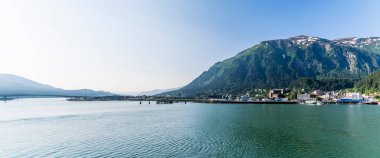 Yazın Juneau, Alaska 'da manzara