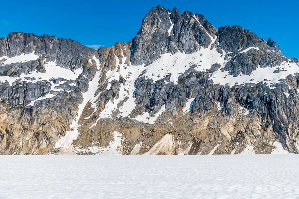 Una Vista Cerca Una Cara Roca Orientada Sur Glaciar Denver —  Fotos de Stock