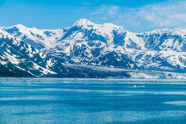 Yazın Alaska Daki Valerie Buzulu Doğru Bir Manzara — Stok fotoğraf