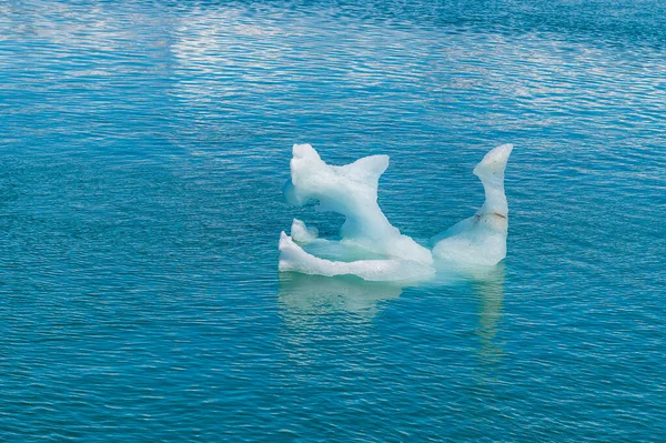 View Iceberg Hubbard Glacier Alaska Summertime — ストック写真