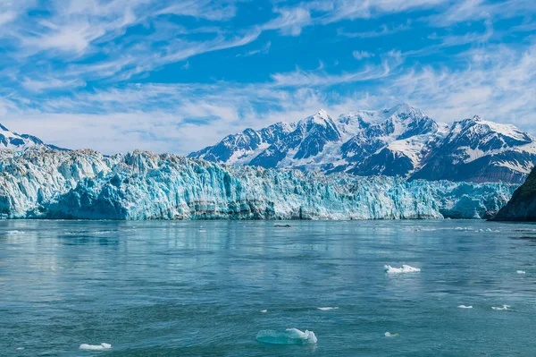 View Snout Hubbard Glacier Alaska Summertime — Foto de Stock