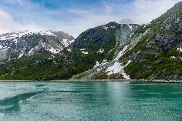 View Sides Glacier Bay Alaska Summertime — Stock fotografie