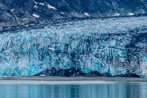 Close View Edge Reid Glacier Glacier Bay Alaska Summertime — 스톡 사진