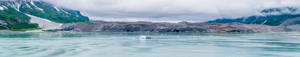 Вид Морену Терміналу Відступ Льодовика Марджері Затоці Глейшер Аляска Влітку — стокове фото