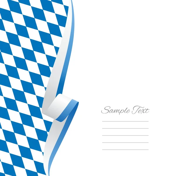 Bavarian left side brochure cover vector — Stock Vector