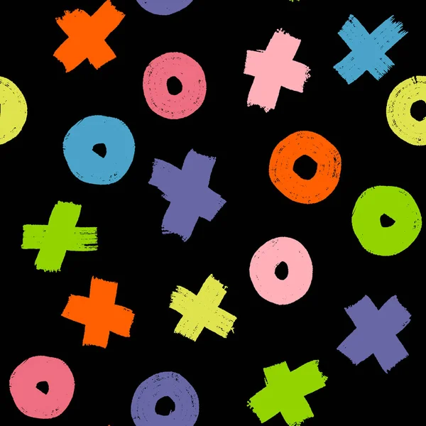Tic-tac-toe, modaya uygun pastel gölgelerde soyut ve pürüzsüz oyun kurgusu. Vektör el çizimi illüstrasyon.
