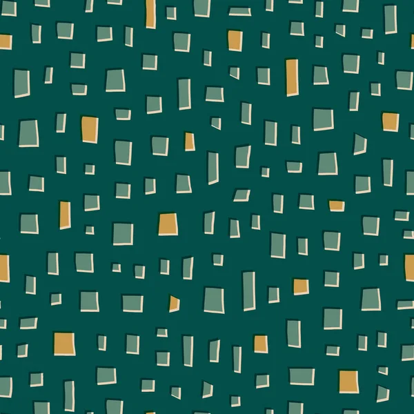 Estilo retro mosaico abstracto patrón retro sin costuras para textiles, papel pintado, papel de embalaje de impresión y otro diseño — Archivo Imágenes Vectoriales