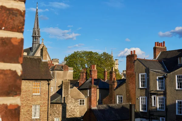 Oxford Reino Unido Abril 2021 Antiguo Edificio Ciudad Oxford — Foto de Stock