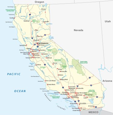 California yol haritası
