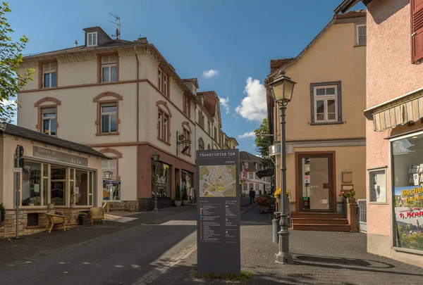 Kronberg Γερμανια Οκτωβριοσ 2021 Κεντρικός Δρόμος Στην Παλιά Πόλη Kronberg — Φωτογραφία Αρχείου