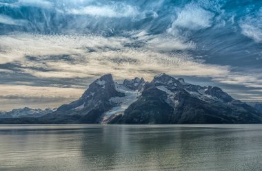 Balmaceda Peak and glacier of Last Hope Sound, Bernardo O'Higgins National Park, Puerto Natales , Chile