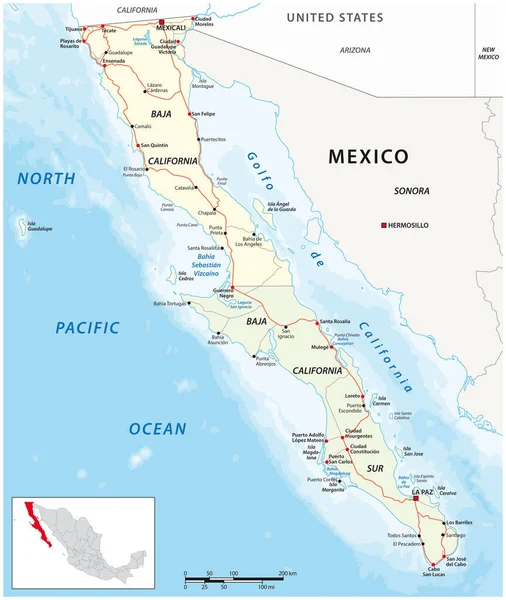 Mapa De Mexicali Mexico Mexicali Vector Art Stock Images | Depositphotos