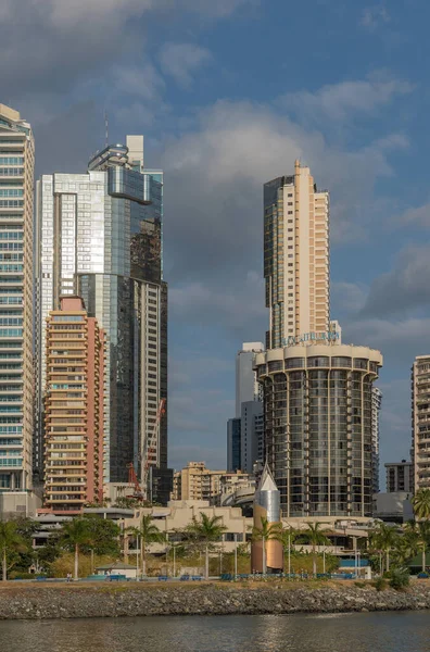 Panama City Panama Marzec 2019 Widok Panoramy Nabrzeża Zatoce Panama — Zdjęcie stockowe