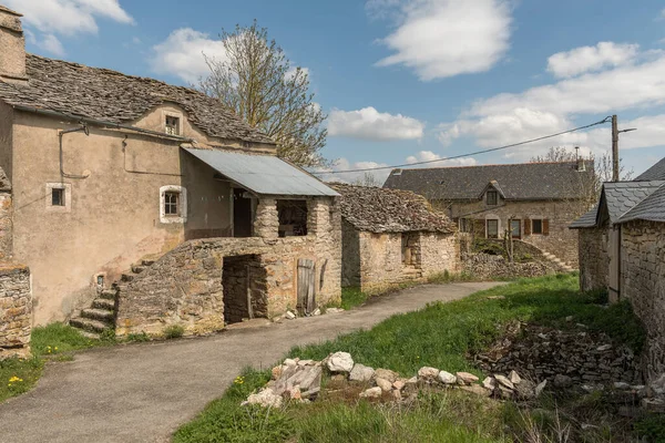 Farma Vesnici Cevennes Occitania Francie — Stock fotografie