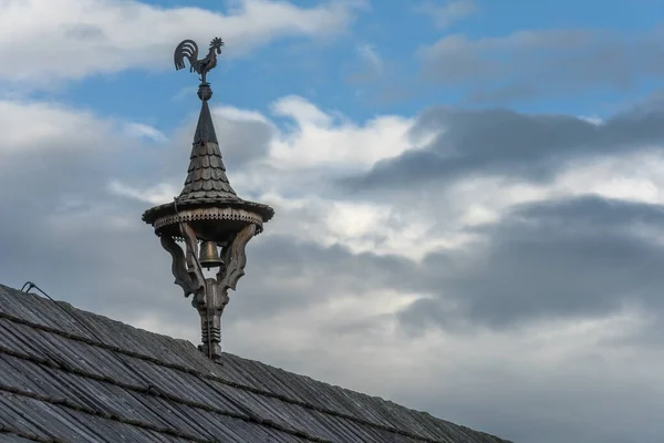 Weathercock Bell Small Wooden Tower — Stock Photo, Image