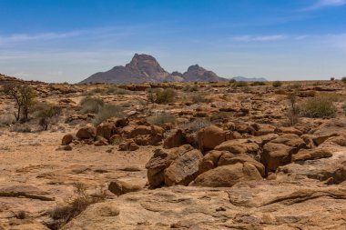 landscape at the Spitzkoppe rock formation, Namibia