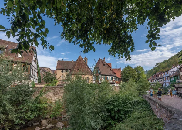 Kaysersberg France August 2022 Colorful Houses Historic Old Town Kaysersberg — Photo