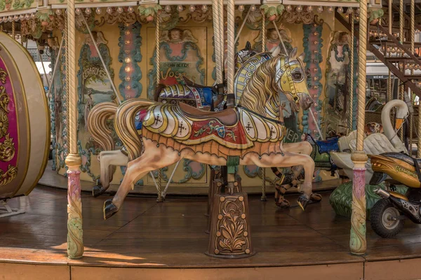 Grardmer France August 2022 Traditional French Carousel Gerardmer Grand Est — Zdjęcie stockowe