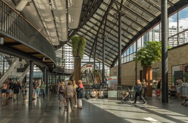 BREMERHAVEN, GERMANY-AUGUST 27, 2022: interior view of the Klimahaus museum, Bremerhaven, Germany