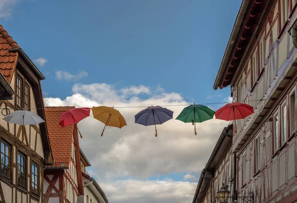 Hofheim Taunus Germania Settembre 2022 Case Graticcio Nel Centro Storico — Foto Stock