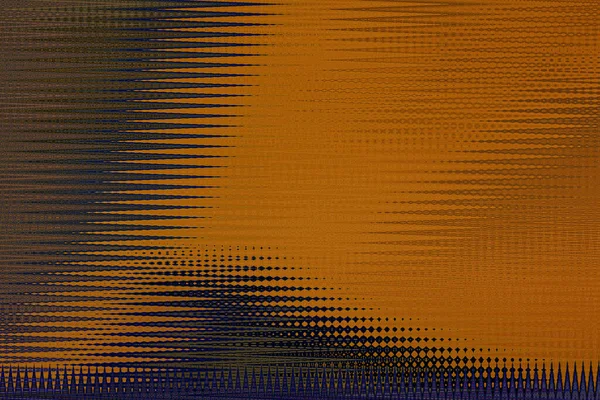 オレンジのレトロな抽象ジグザグ波形パターンデザインの背景 — ストック写真