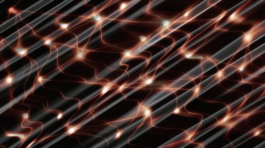 Zaman warp internet bağlantı ızgarası soyut arkaplan kırmızı ve siyah aydınlatma ile