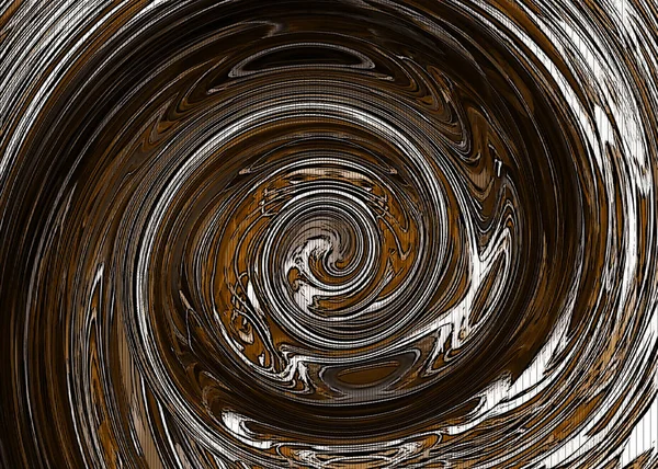 A swirl of coffee and cream closeup abstract