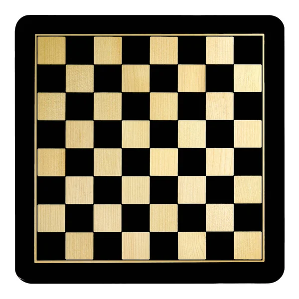 Checkers Chess Board Closeup Top View — 스톡 사진