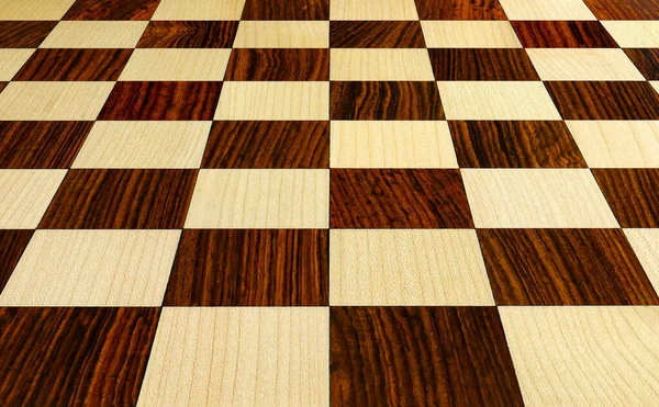 Traditional Checkers Draughts Chess Board Pattern Front View — Stock fotografie