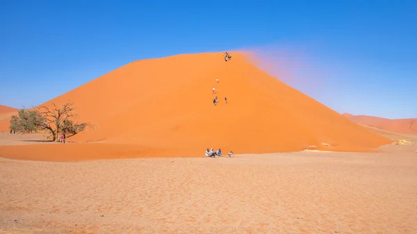 Gyönyörű Kilátás Dűne Dune Sossusvlei Namíbia — Stock Fotó