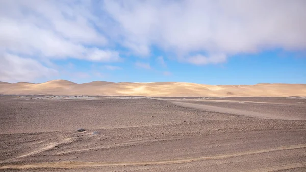 Beautiful light on the dunes in Skeleton Coast Park, Namibia.