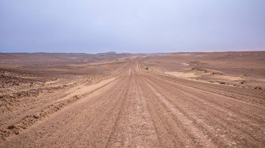 Torra Körfezi 'nden Terrace Körfezi' ne, İskelet Sahil Parkı, Namibya.