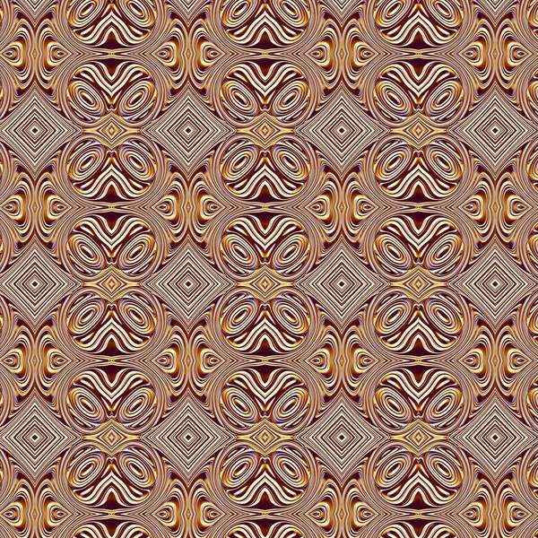 Abstract Digital Fractal Pattern Square Background African Ethnic Style Tribal — Stock Photo, Image