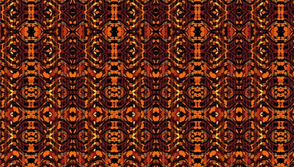 Абстрактний Цифровий Фрактальний Візерунок Передумови Африканському Етнічному Стилі Племінний Орнамент — стокове фото