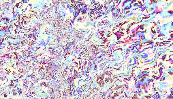 Abstrakt Digitalt Fraktalmönster Imitation Marmor Konsistens Vågig Psykedelisk Bakgrund — Stockfoto